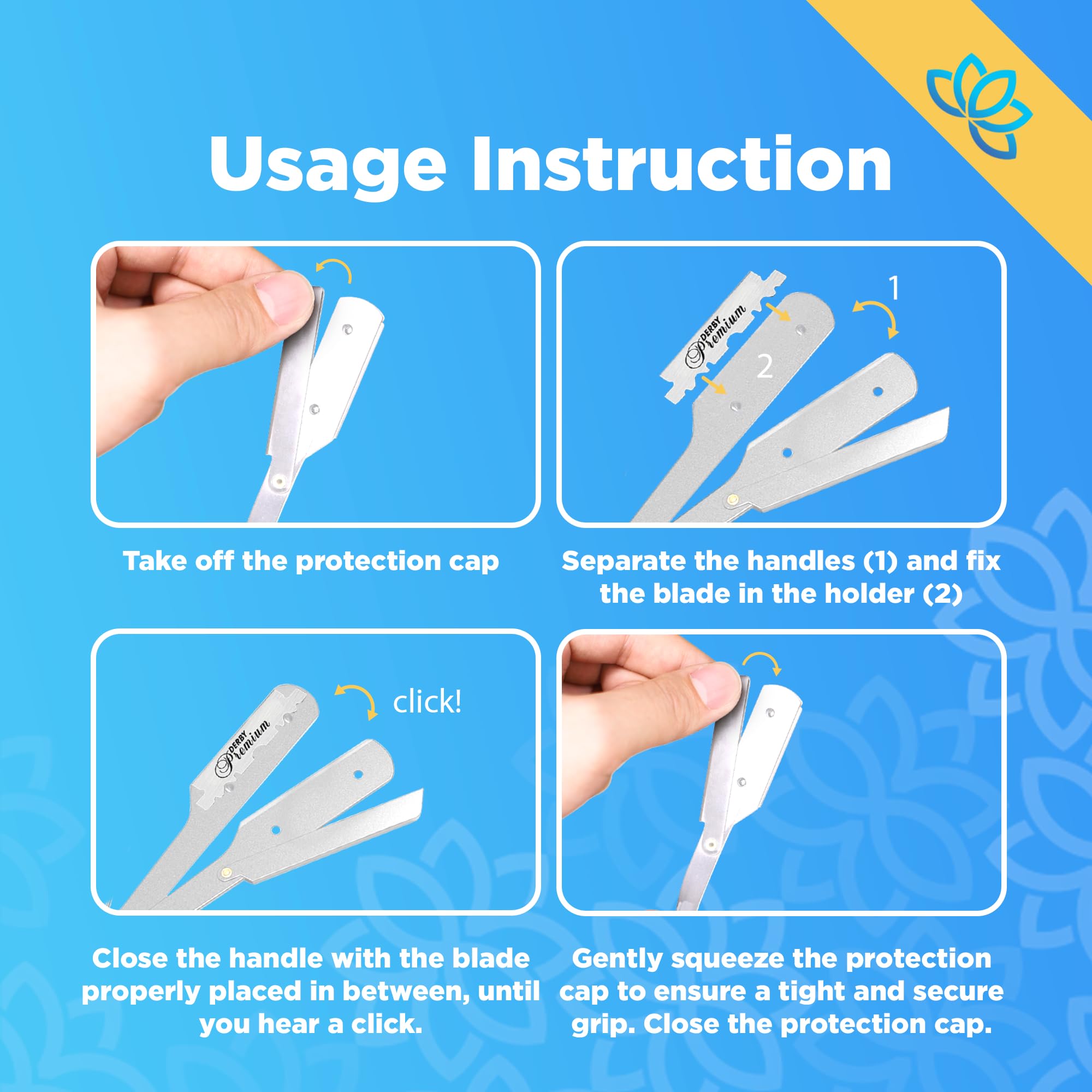 Equinox International hair clips secure sections for steady, hands-free precision.