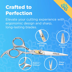 Equinox International thinning shears offer texture and controlled thinning for versatile finishes.