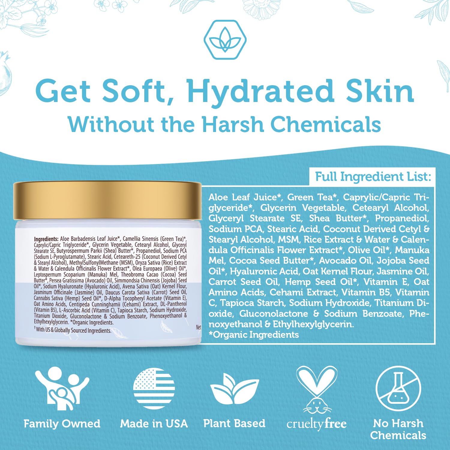 Era Organics Advanced Face Moisturizer application shot demonstrates easy daily use.