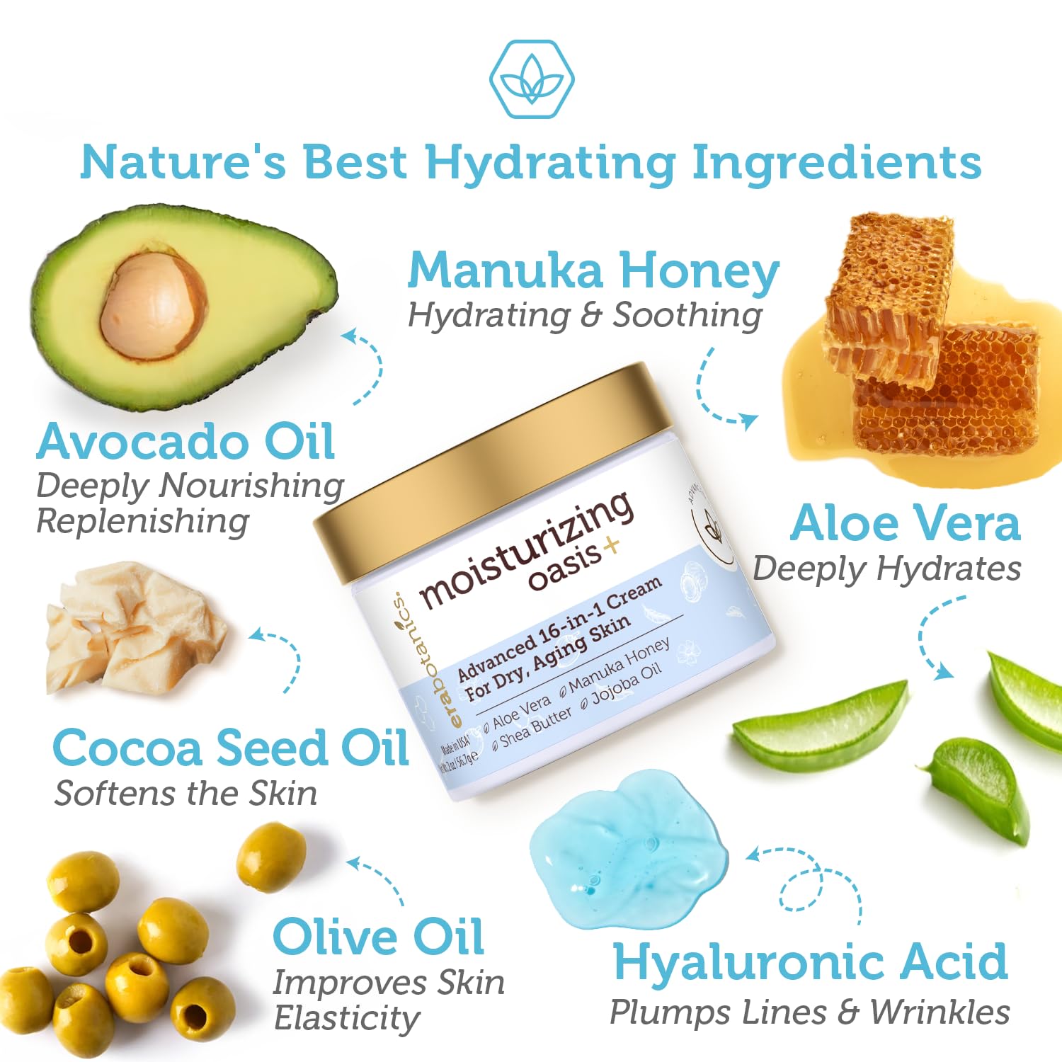 Era Organics Advanced Face Moisturizer jar ready for ultra-hydration daily use.