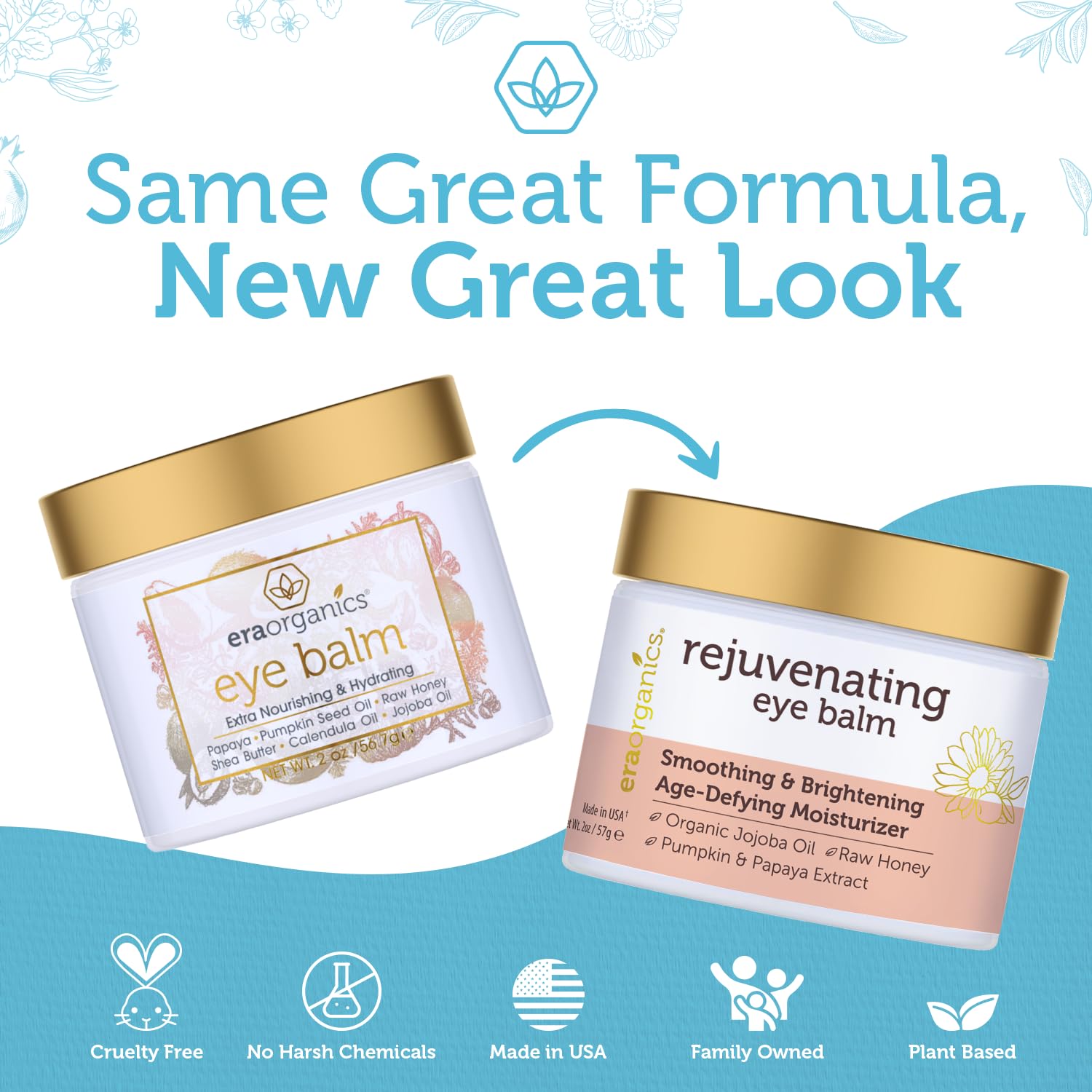 Era Organics Eye Moisturizer for morning and night routine around eyes