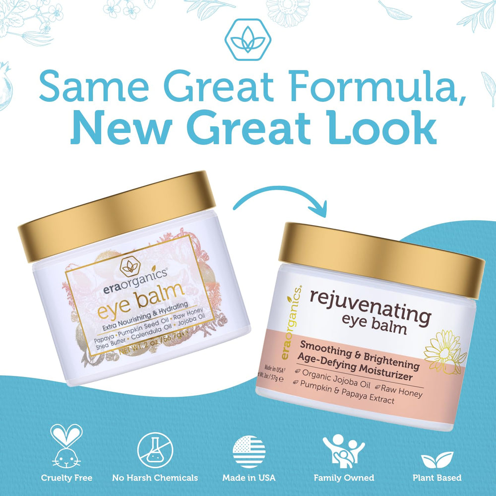 Era Organics Eye Moisturizer for morning and night routine around eyes
