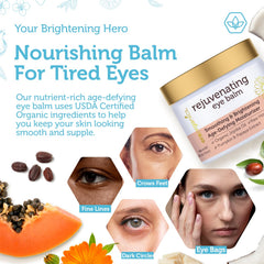 Era Organics Eye Moisturizer packaging bottle highlighting natural ingredients