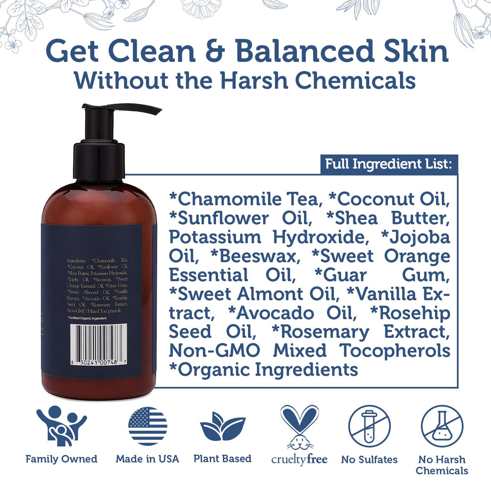 Era Organics face wash on bathroom shelf supports clean beauty and convenience