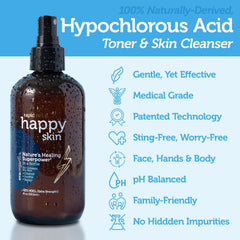 Era Organics Happy Skin toner mist spray demonstrating versatile hydration for daily skincare.