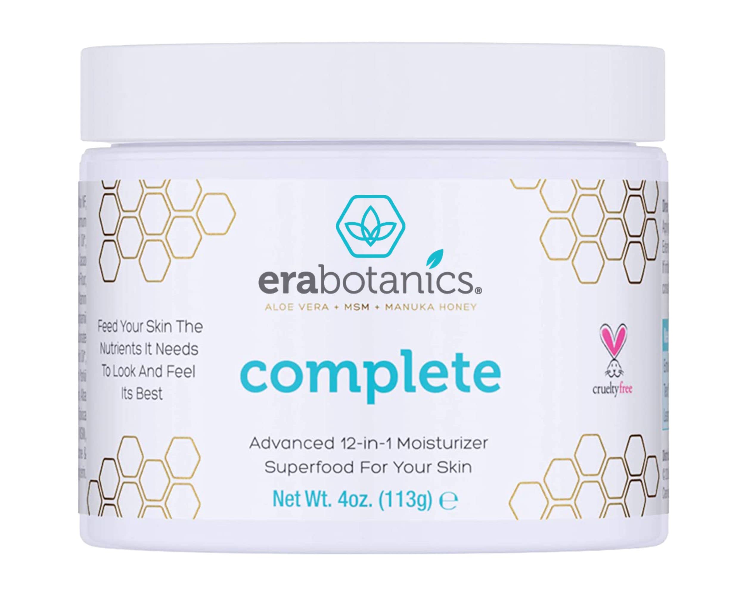 Era Organics Manuka Honey Face Cream jar closeup highlighting nourishing skin barrier support