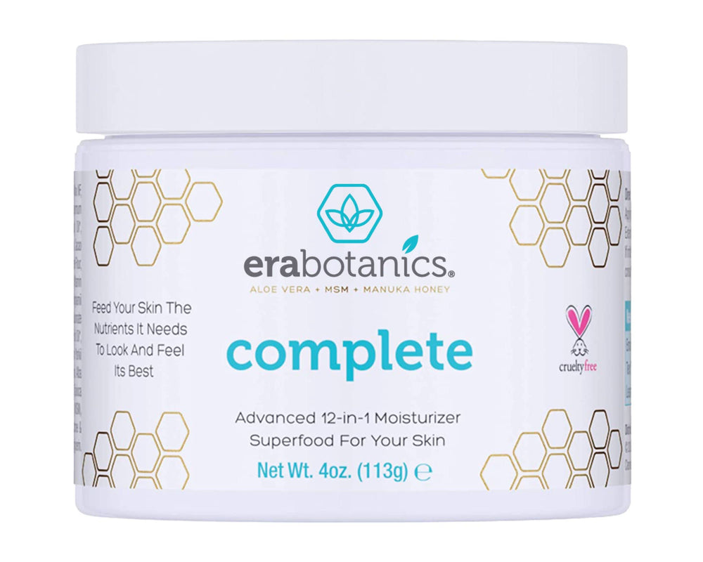 Era Organics Manuka Honey Face Cream jar closeup highlighting nourishing skin barrier support