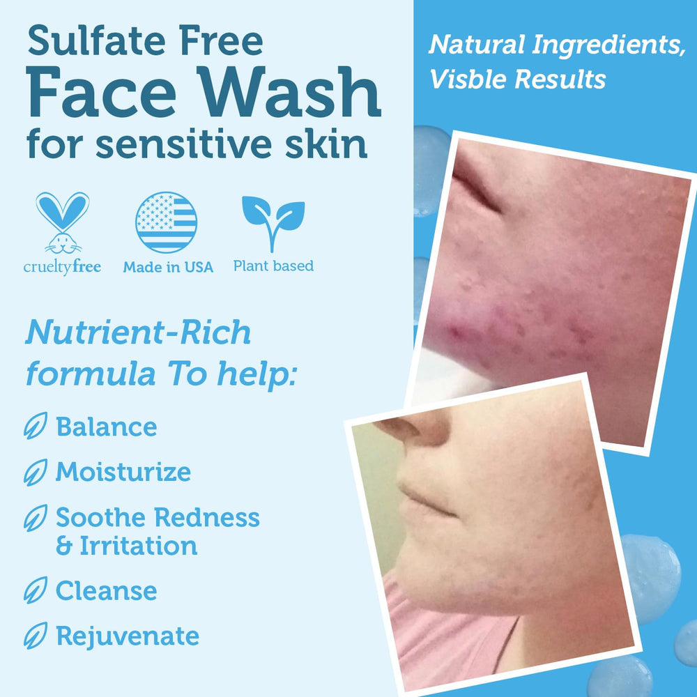 Era Organics Manuka Honey Face Wash cehami extract illustrates soothing plant-based support for distressed skin.