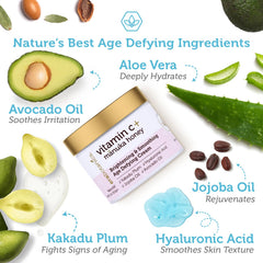 Era Organics Vitamin C Face Cream texture – quick absorption for makeup-ready skin.