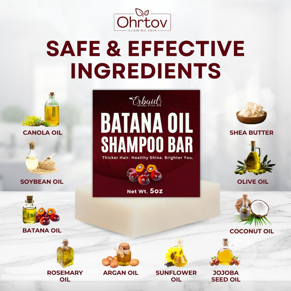 Erbaid Batana bar provides deep nourishment through essential fatty acids.