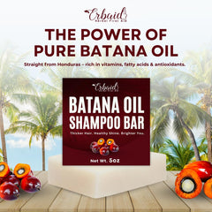 Erbaid Batana oil in the bar for natural fullness and strength.