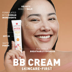 Erborian BB Cream Ginseng Clair swatch reveals natural buildable coverage