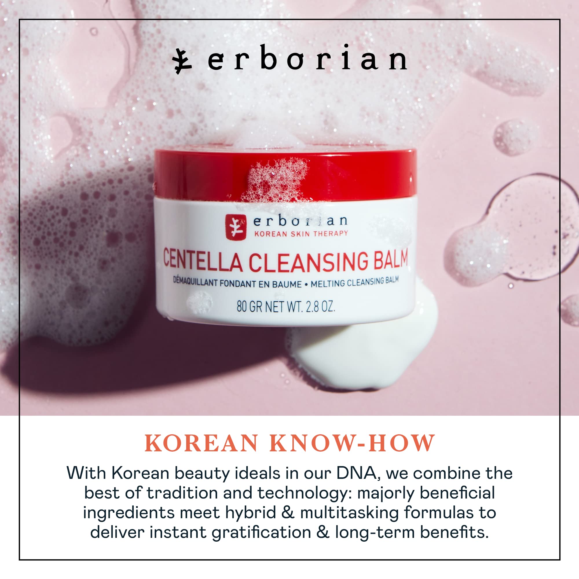 Soft, refreshed skin after Erborian Centella Melting Balm.