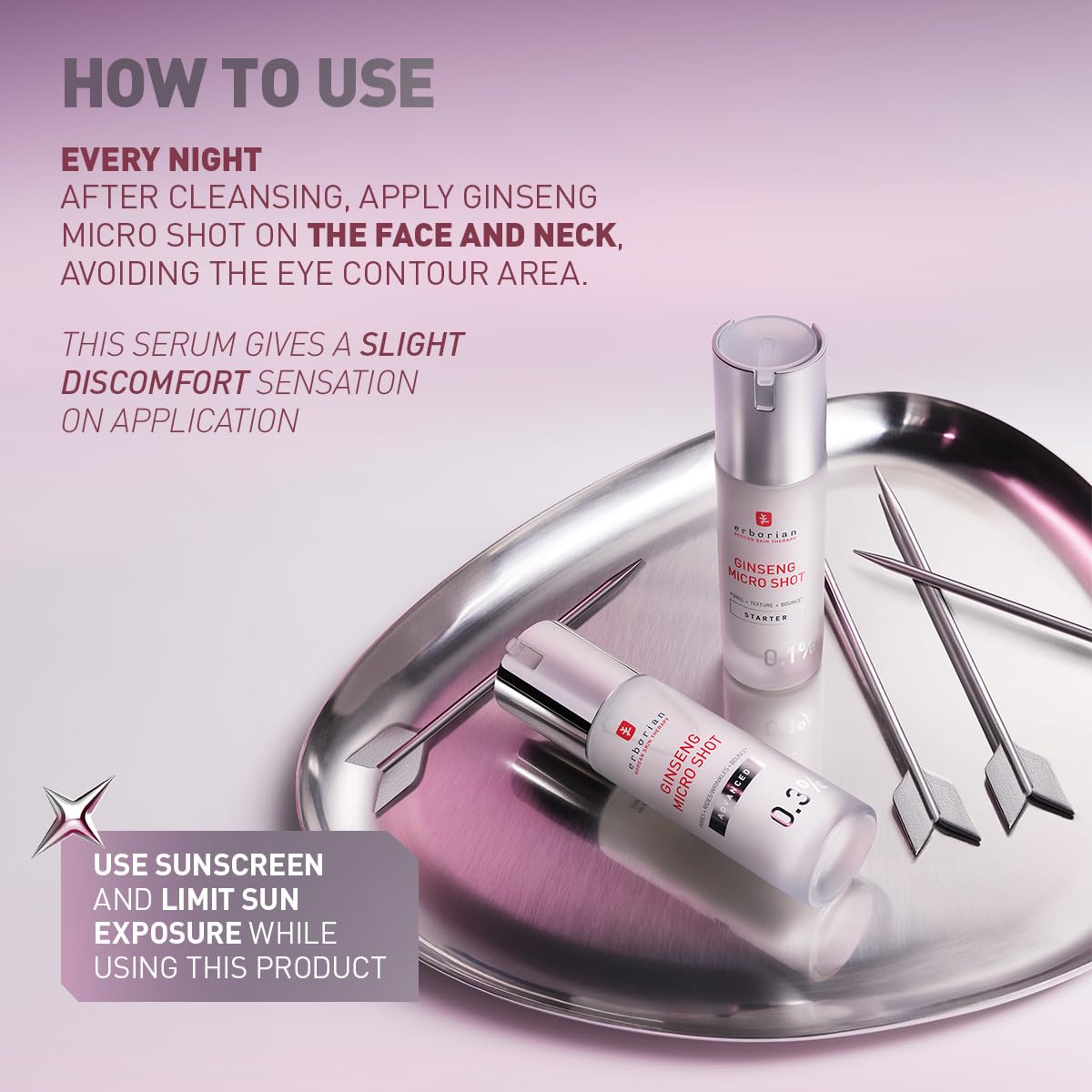 Erborian Ginseng Micro Shot glow on skin, suggesting a brighter complexion.
