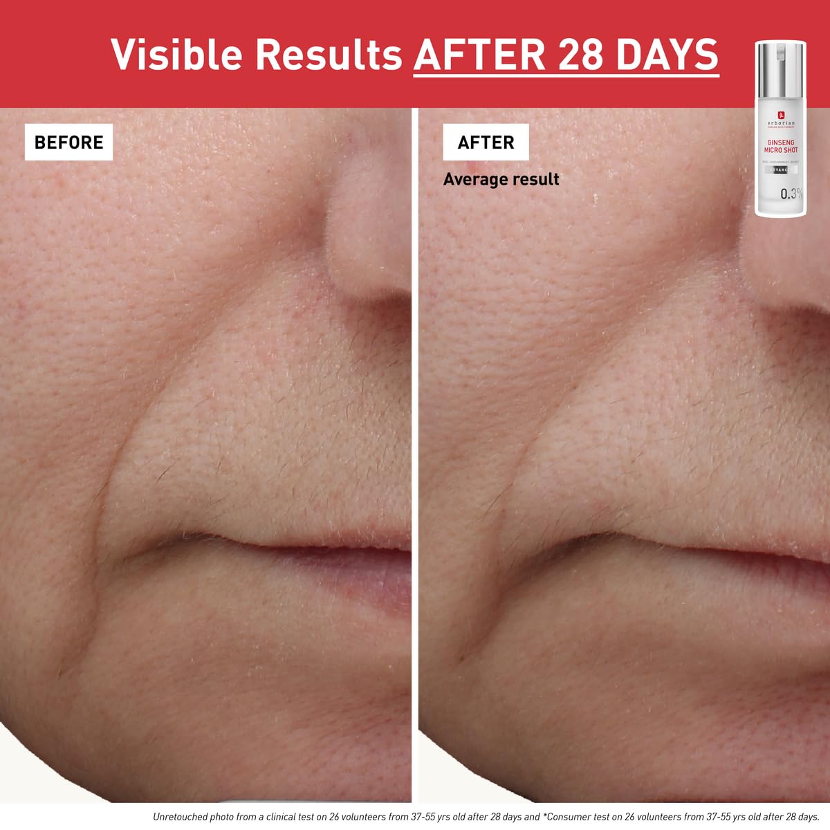 Erborian Ginseng Micro Shot micro-infusion on skin suggests renewal-like surface channels