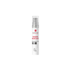 Erborian Ginseng Micro Shot serum bottle, highlighting quick absorption and lightweight feel.
