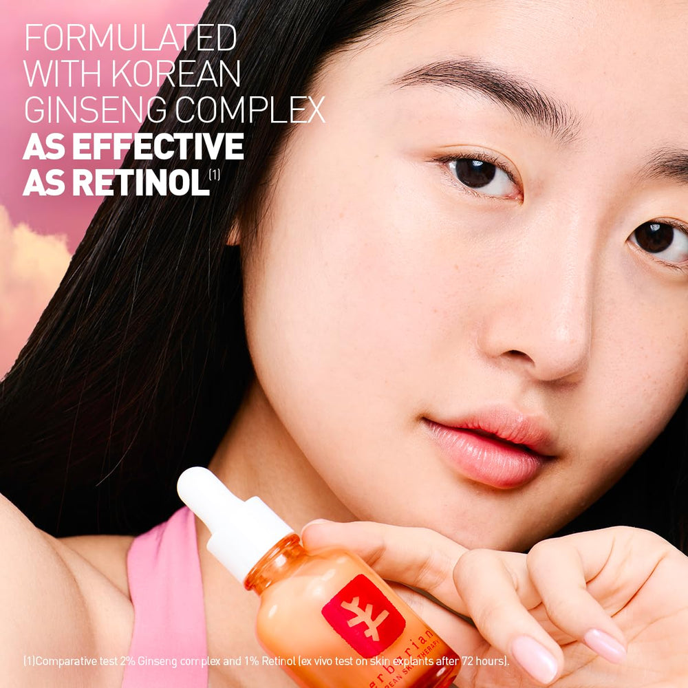 Erborian White and Red Ginseng roots support refined skin feel.