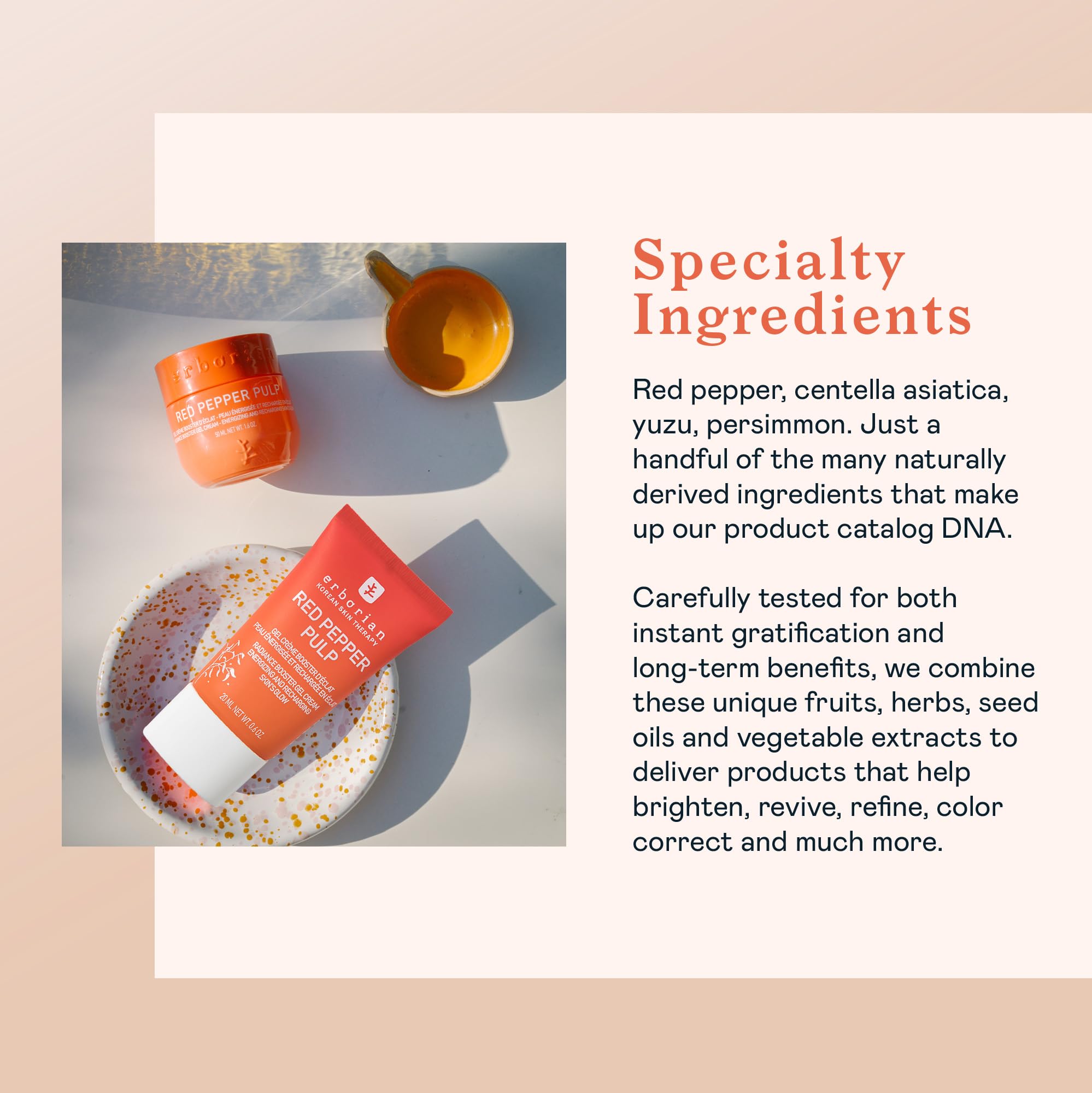 Erborian Red Pepper Pulp jar close-up reveals premium texture.