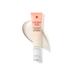 Erborian Skin Hero Glow bottle pour highlights instant hydration for smoother bare skin