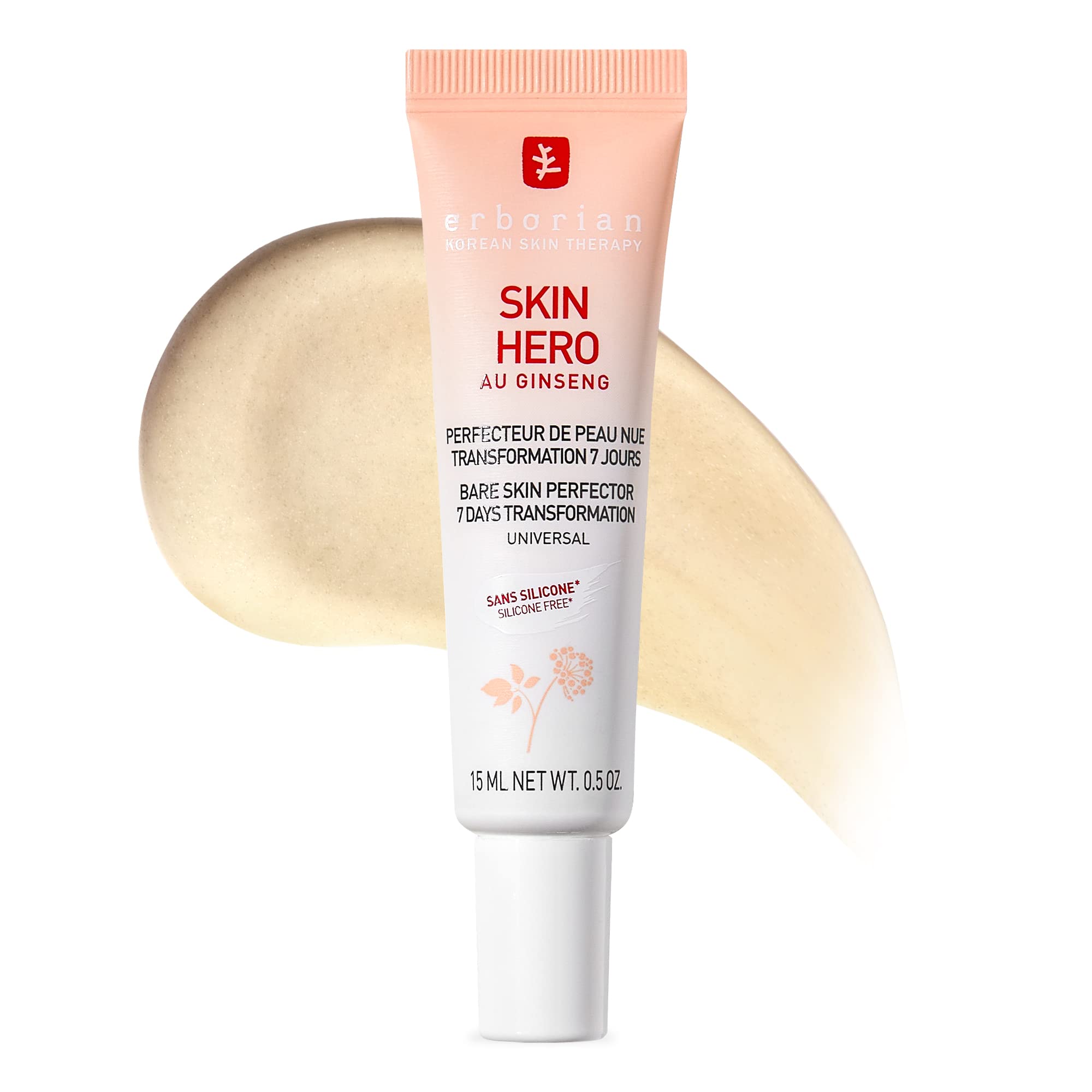 Erborian Skin Hero bottle pump delivers smooth, dewy complexion.