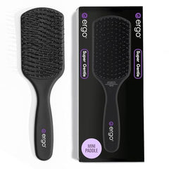 ERGO Super Gentle Mini Paddle Brush for blow drying with smooth detangling
