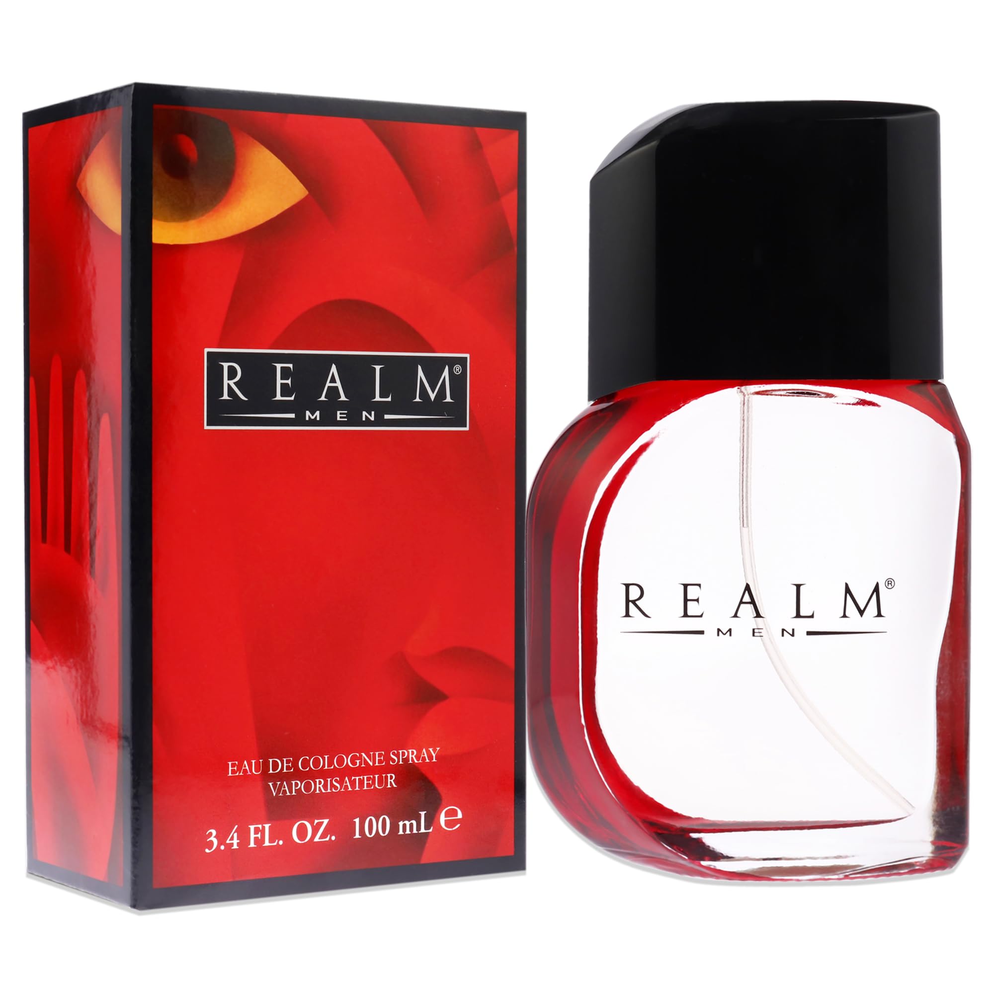 Erox Realm red pack shot highlights versatile aromatic fougere notes.