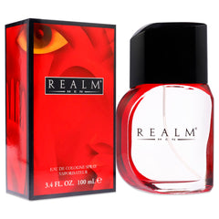Erox Realm red pack shot highlights versatile aromatic fougere notes.