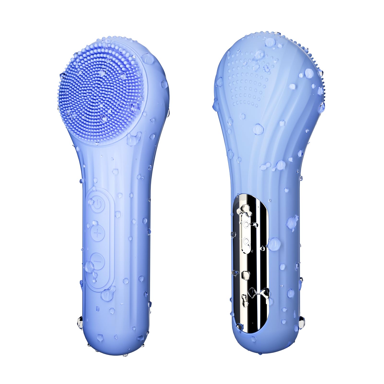ERROWIN blue 5-modes silicone face scrubber for deep cleansing and radiant skin