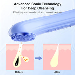 ERROWIN heat massage feature opens pores and boosts circulation during cleansing
