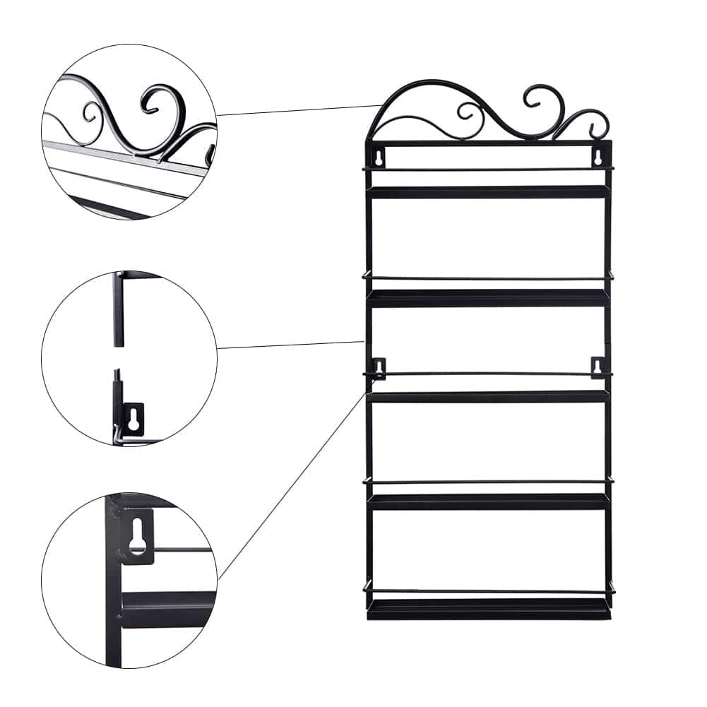 ERYTLLY nail polish rack compact space-saving solution for desks and cabinets.