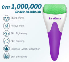 ESARORA Ice Roller eye-area soothes tired eyes and relieves gentle tension around sockets.