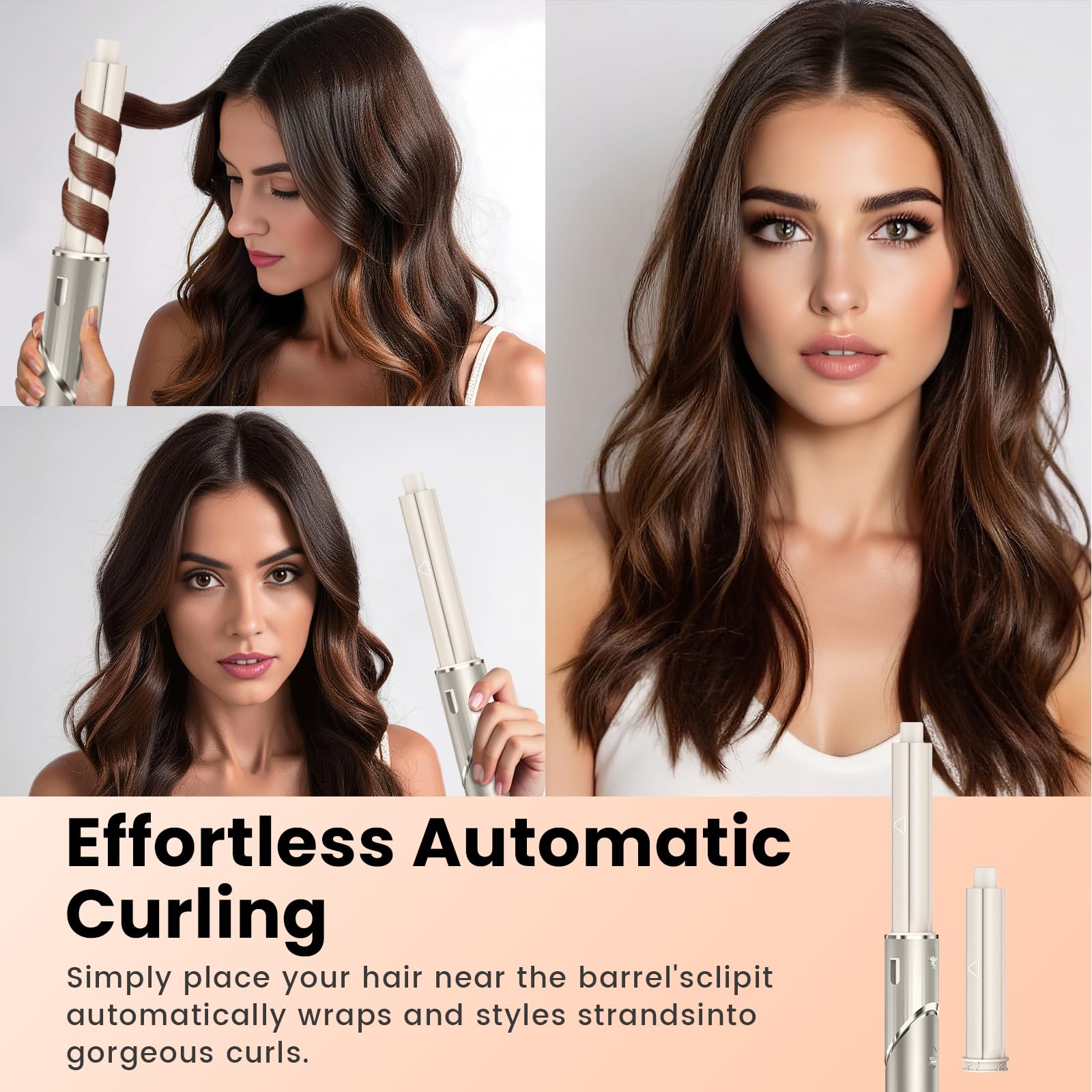 Esctabalt no heat airflow curls showcase safer styling with reduced heat exposure