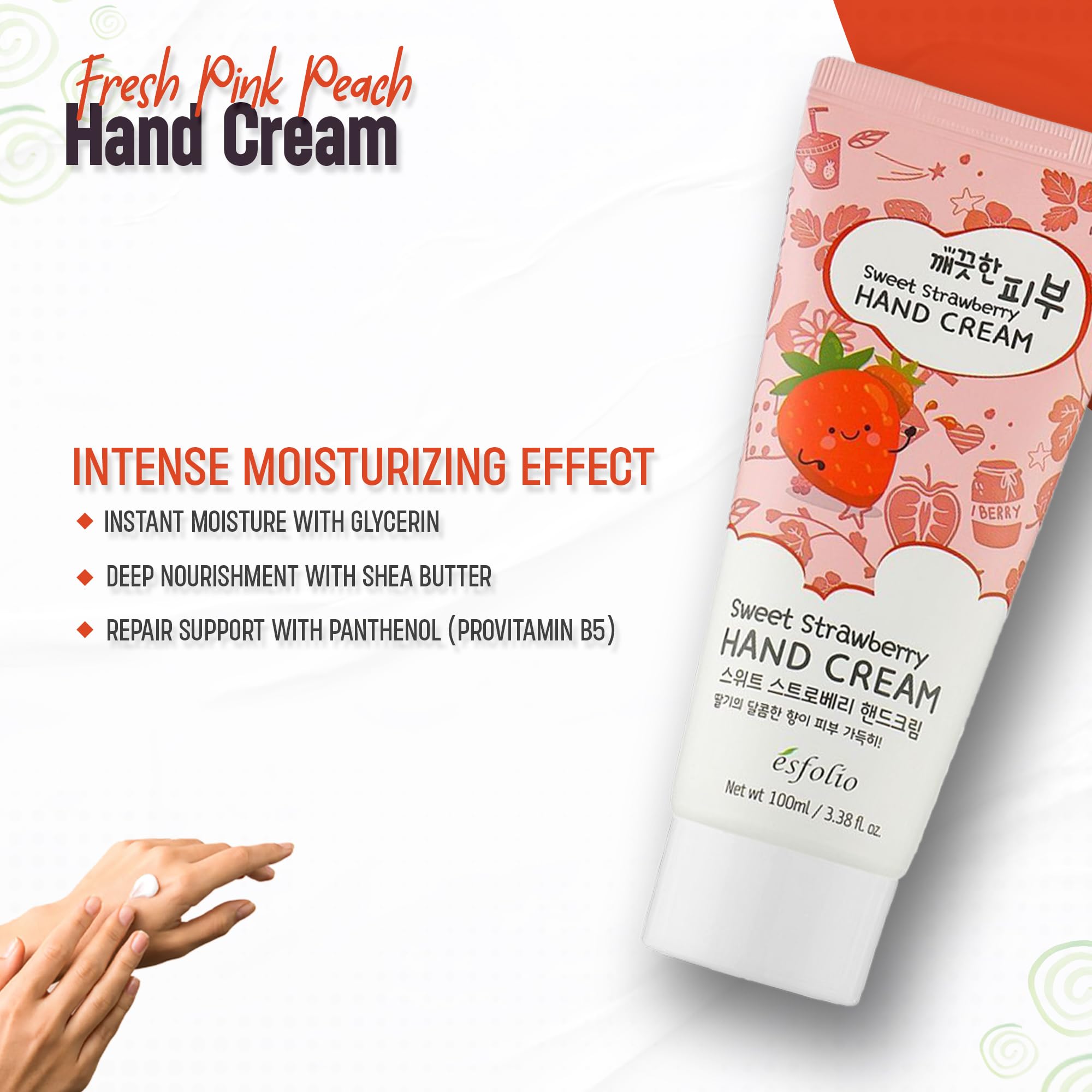 esfolio Travel-size hand cream compact for on-the-go hydration