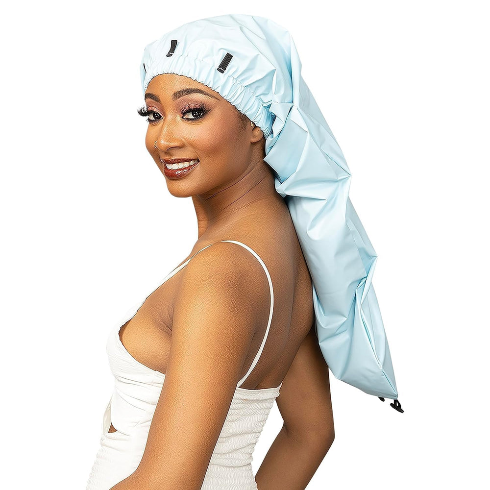Esha Girl no-leaks design minimizes water intrusion during showers.