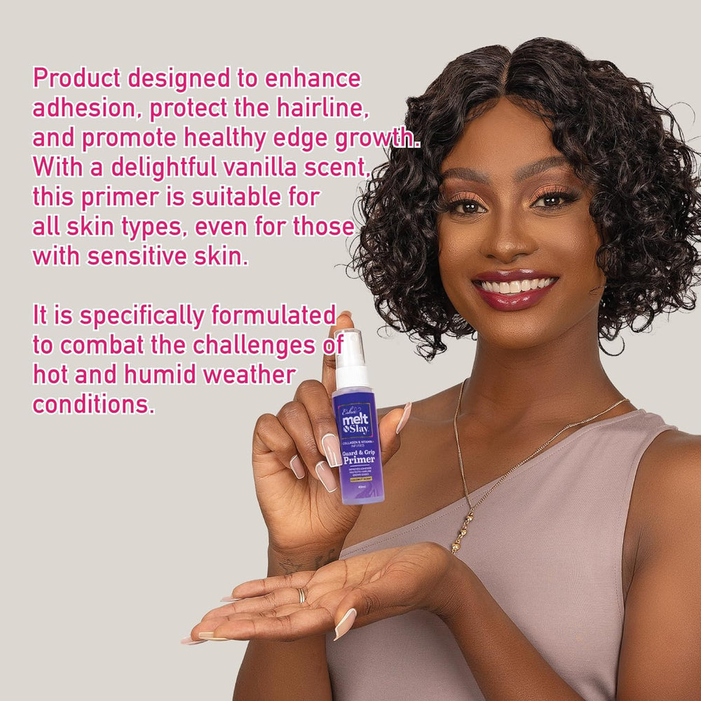 Esha Melt N Slay hot and humid use on hairline for better adhesion