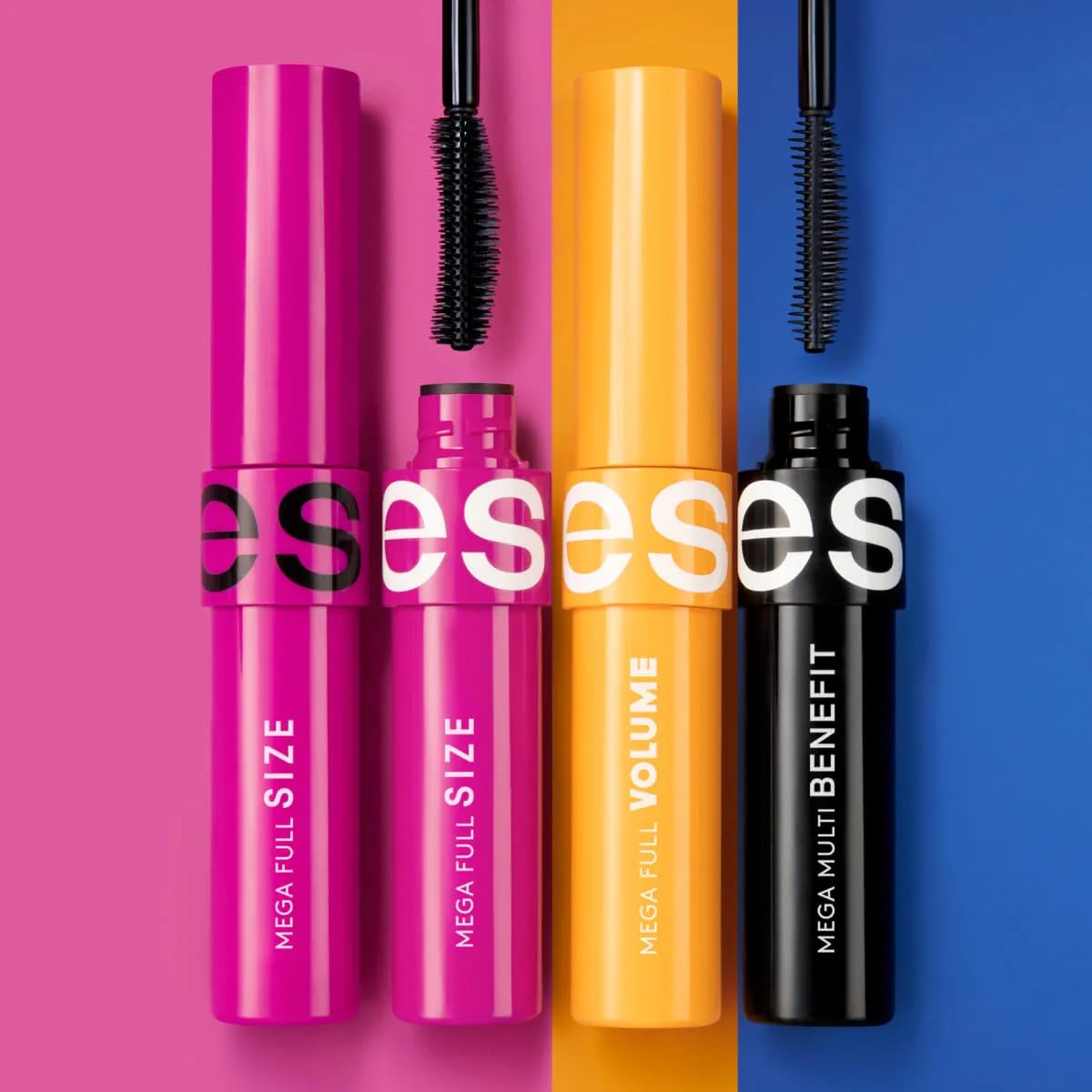 Esika Mega Full-Size Mascara waterproof performance supports all-day wear