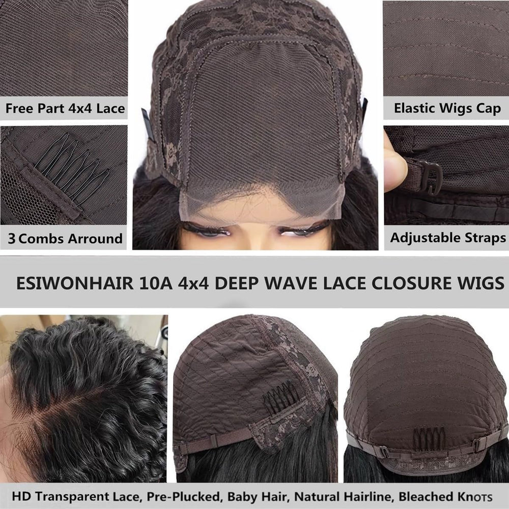 ESIWONHAIR breathable cap with adjustable straps ensures secure all-day comfort.