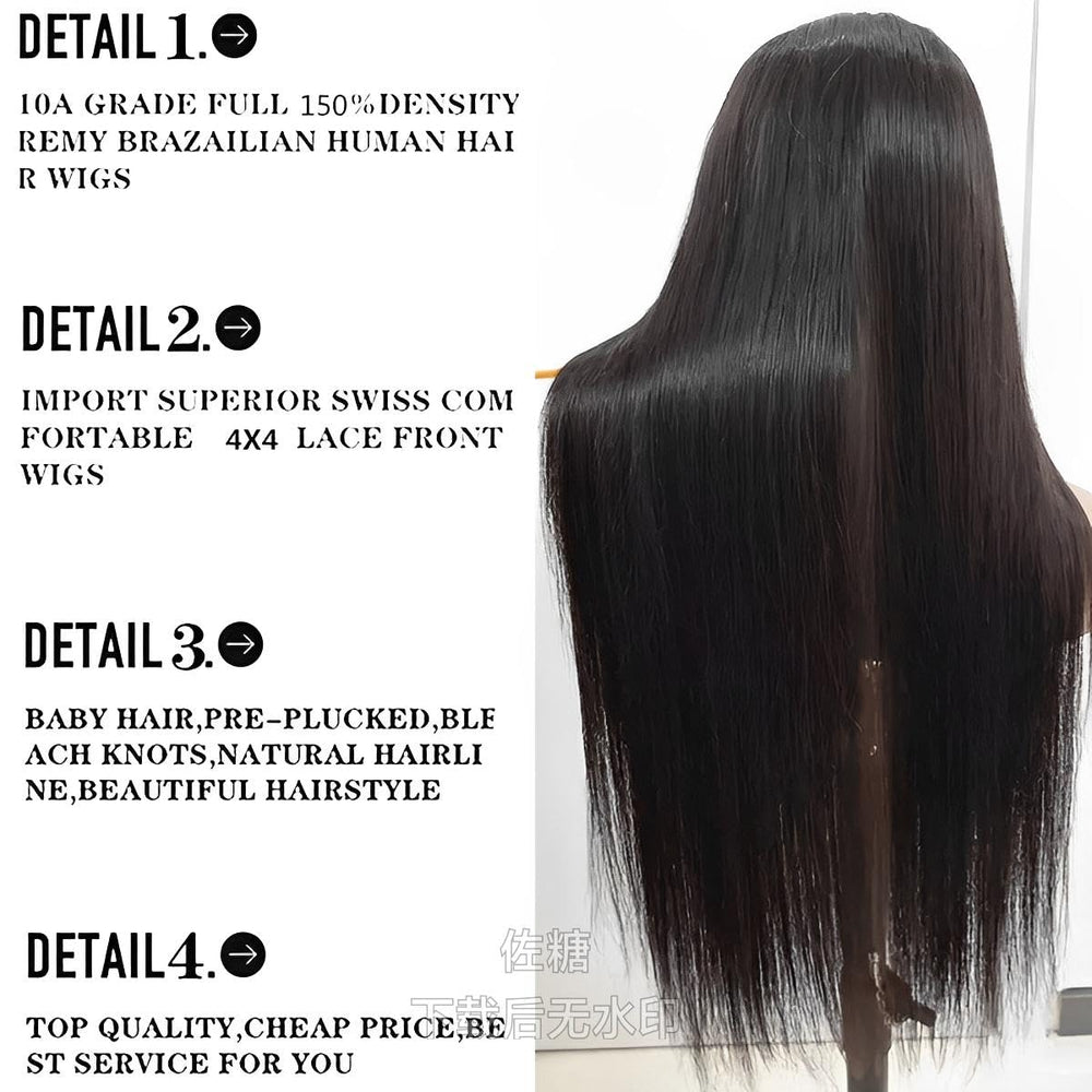 ESIWONHAIR pre-plucked baby hair closeup ready-to-wear natural front
