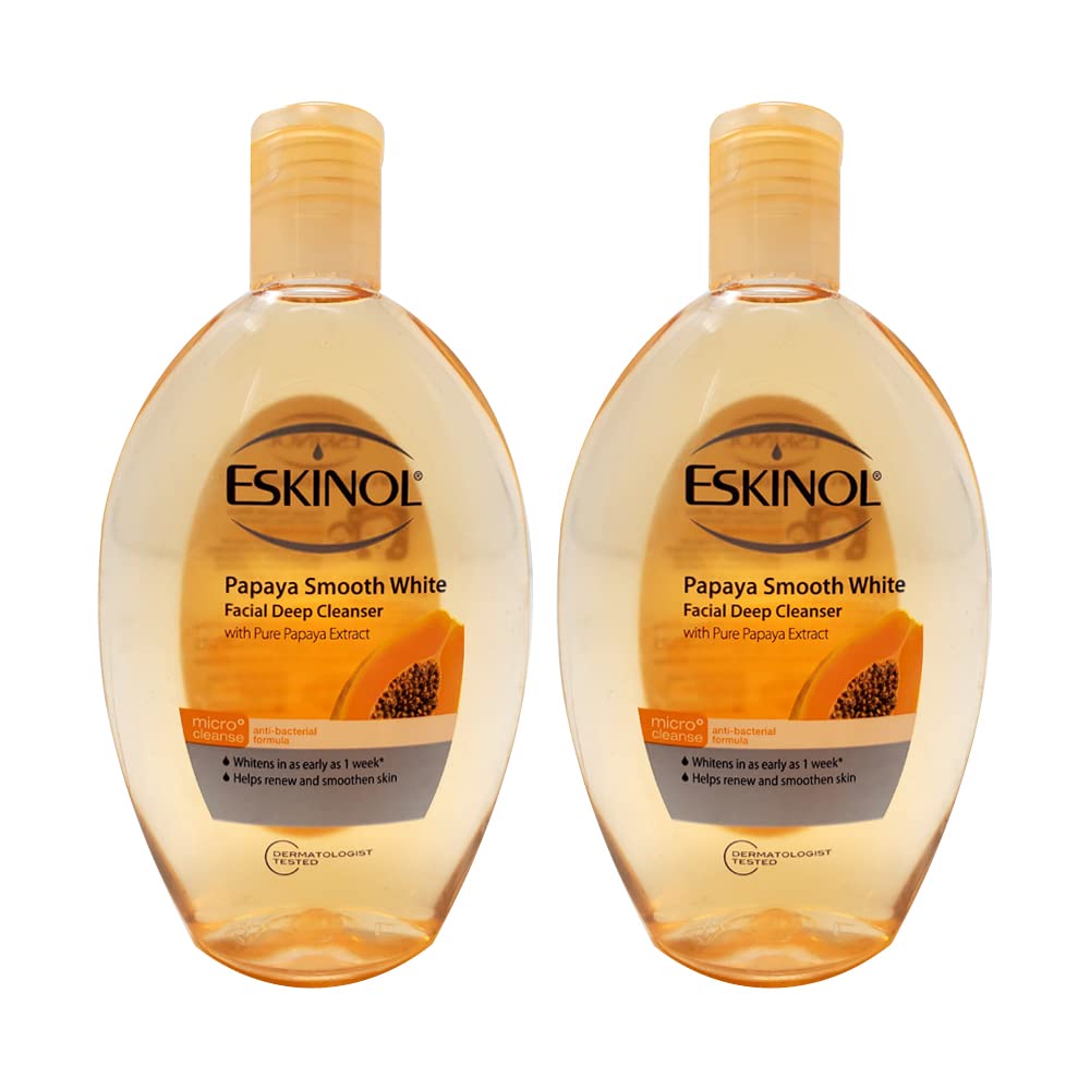 Eskinol Naturals Papaya Cleanser bottle front for a gentle daily wash