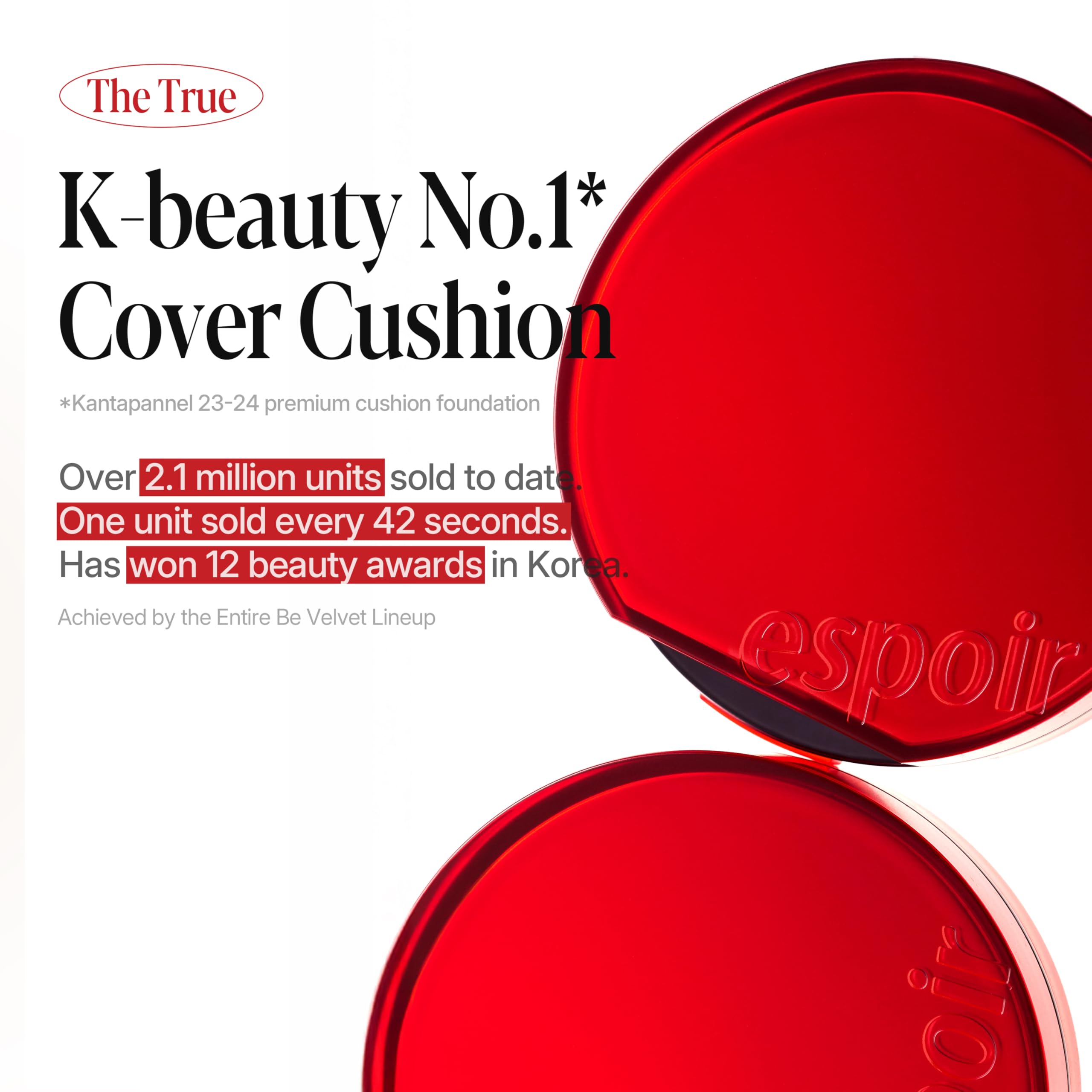 Espoir Be Velvet Cushion Foundation puff applying for quick coverage