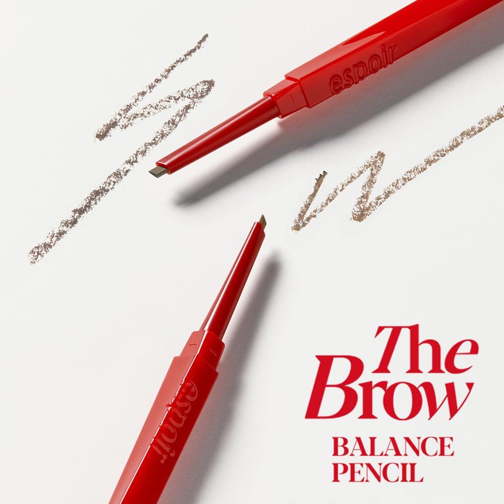 Espoir Brow Balance Pencil Ash Brown easy daily use for quick balanced brow definition