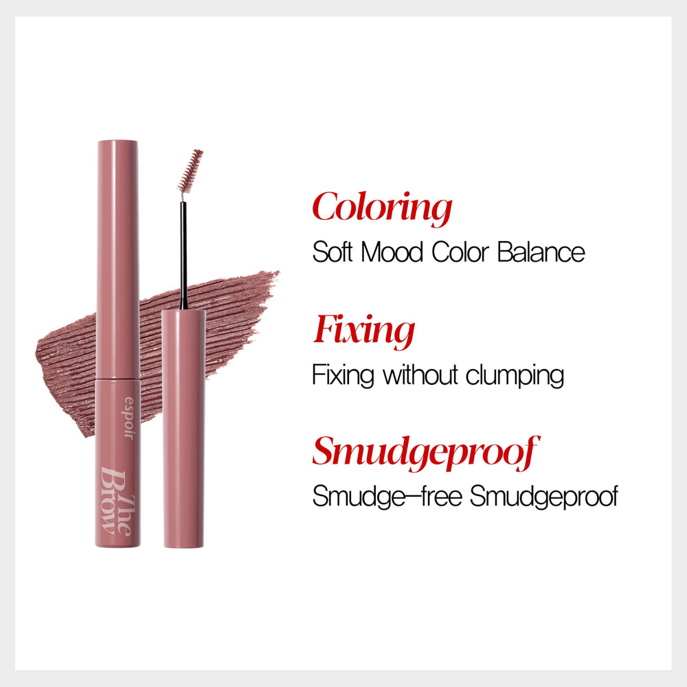 Espoir Brow Color Fixing Cara sweat-resistant formula maintains brow integrity during workouts.