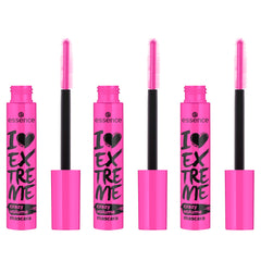 essence I Love Extreme Crazy Volume Mascara pack 3 tube front for bold lashes