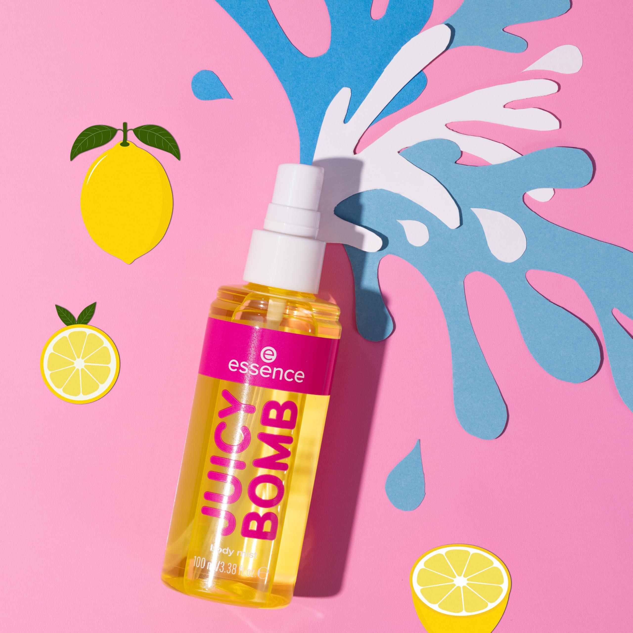 Essence Juicy Bomb Body Mist travel-size bottle for easy carry