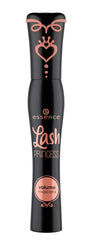 essence Lash Princess Volume Mascara brush close-up shows cobra-brush lift