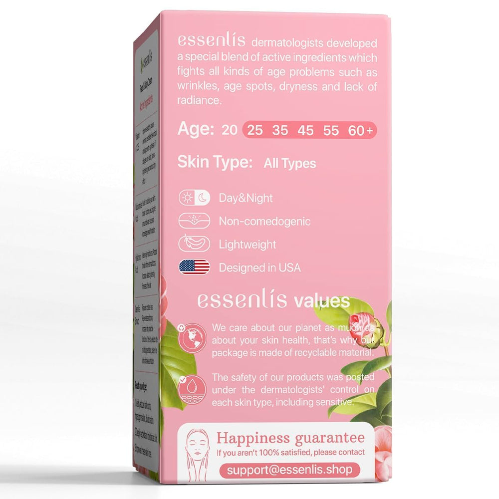 ESSENLIS crema-textura-hidratante, piel suave tras la aplicación