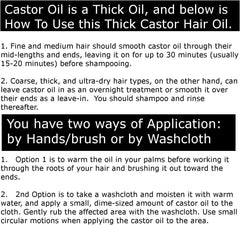 Essentially KateS castor oil close-up highlights coconut oil and shea butter blend.