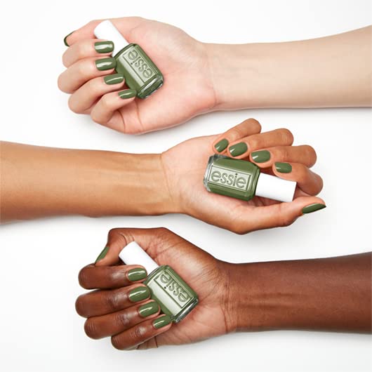 essie easy-glide brush close-up demonstrates smooth, professional application