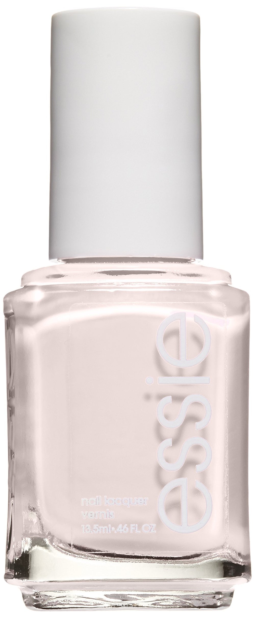 Esmalte essie rosa polvo con brocha deslizante para aplicación uniforme