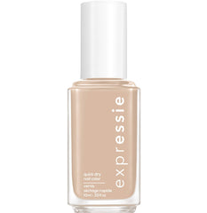 essie expressie millennium momentum bottle front showing quick-dry beige cream formula.